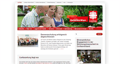 Desktop Screenshot of caritas-gelsenkirchen.de